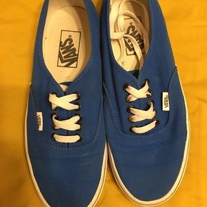 Van’s Off the Wall Skater Shoes Classic Blue Men’s Size 7 Women’s Size 8.5